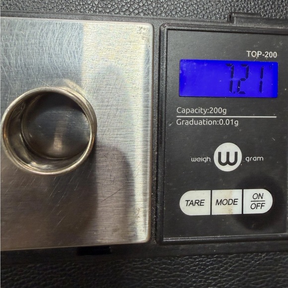 7.2g VTG Silpada Sterling Silver 925 Wide Band Ring Size ~7.5 Jewelry - Picture 6 of 7